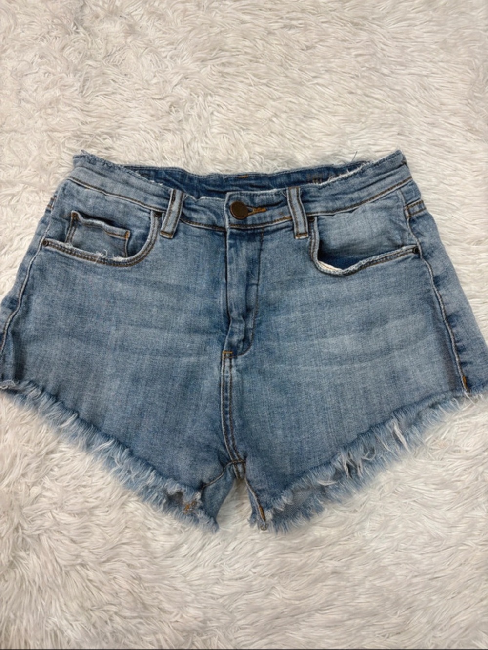 Blank nyc High-Rise Light Blue Denim Shorts